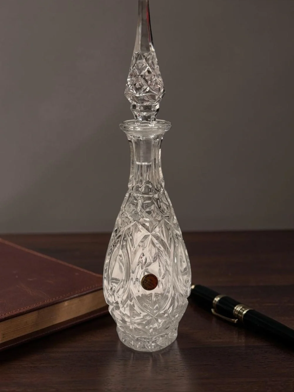 Princess House #776 Wine Decanter w/ Stopper – West Germany 24% Lead Crystal VTG